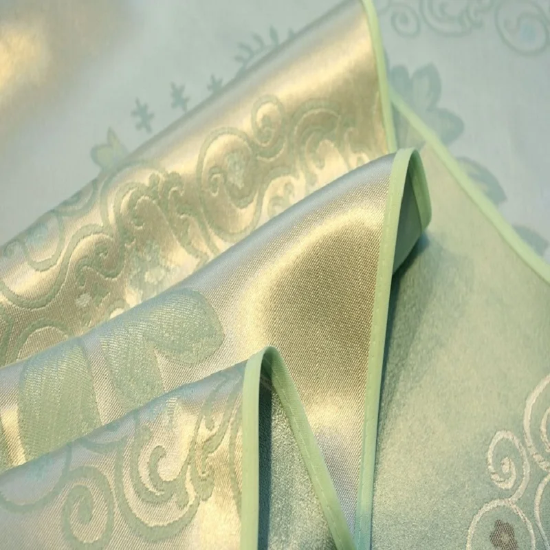 

New Light Luxury High Precision Curtain Crystal Velvet Jacquard Shading European Style Satin Curtains for Living Room Bedroom