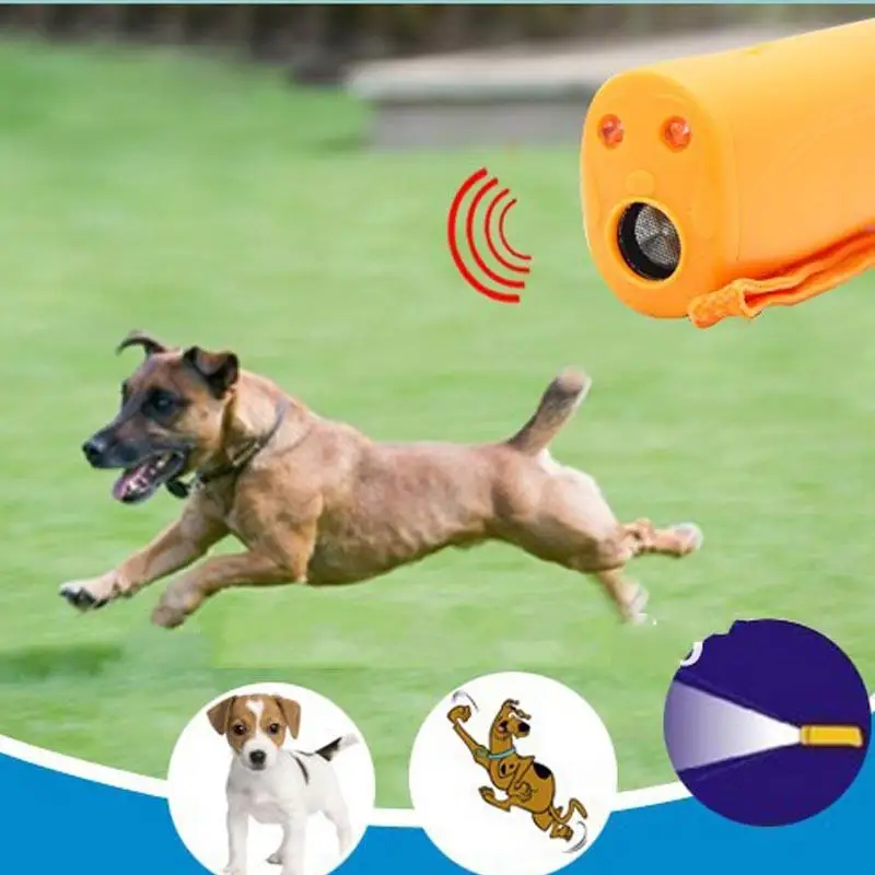 3 в 1 контрольный собака тренажер анти лай Отпугиватель москитов средство Стоп