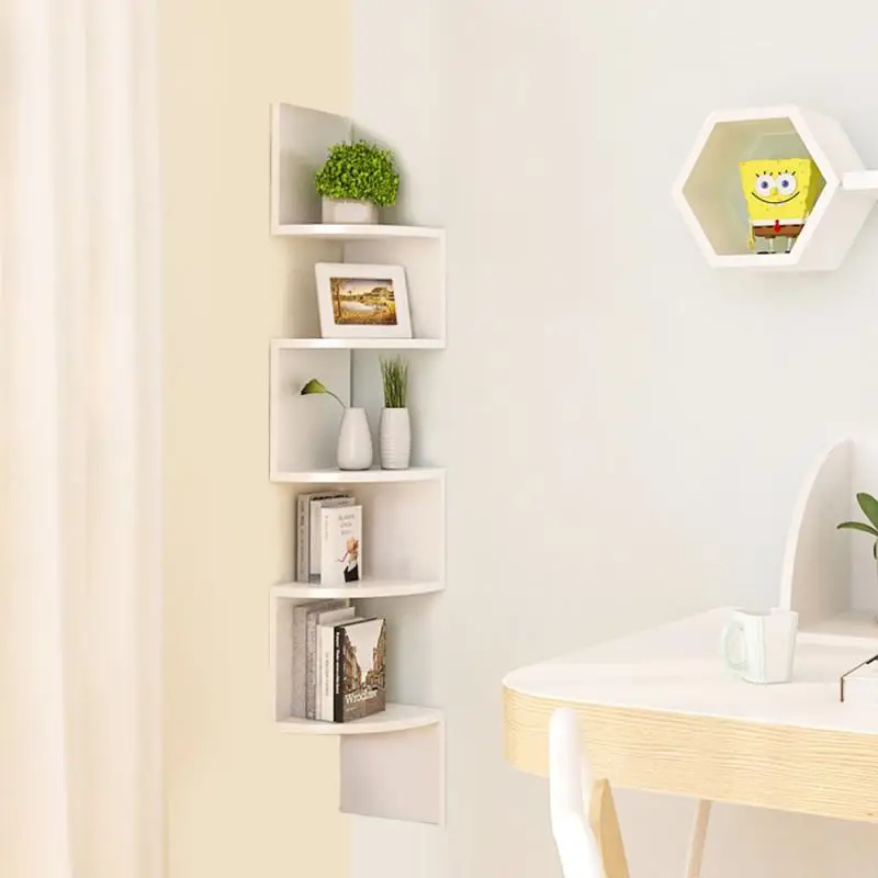 

Деревянная квадратная настенная полка, декоративная стойка, Домашний Органайзер, декоративная рамка для хранения для гостиной, спальни, оф...