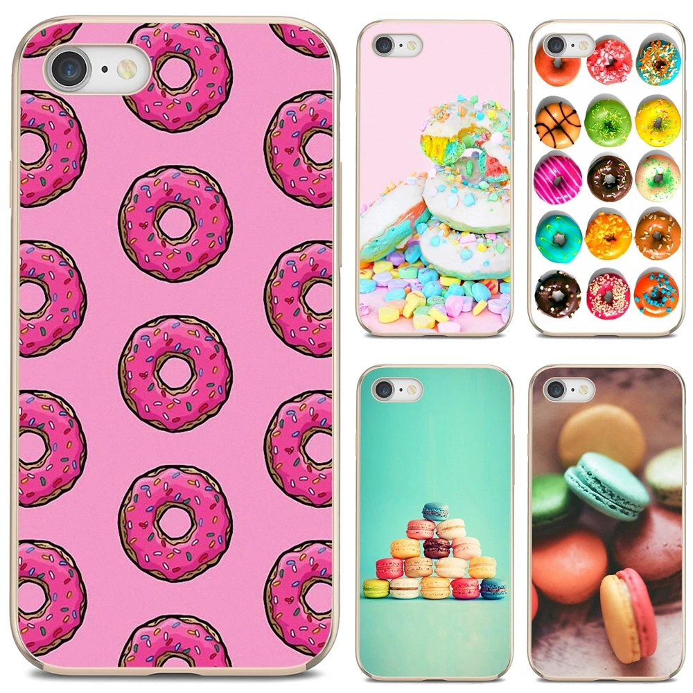 Силиконовый чехол Радужный цвет пончики Макарон коллаж для Samsung Galaxy A12 A31 A41 A51 A71 A20e