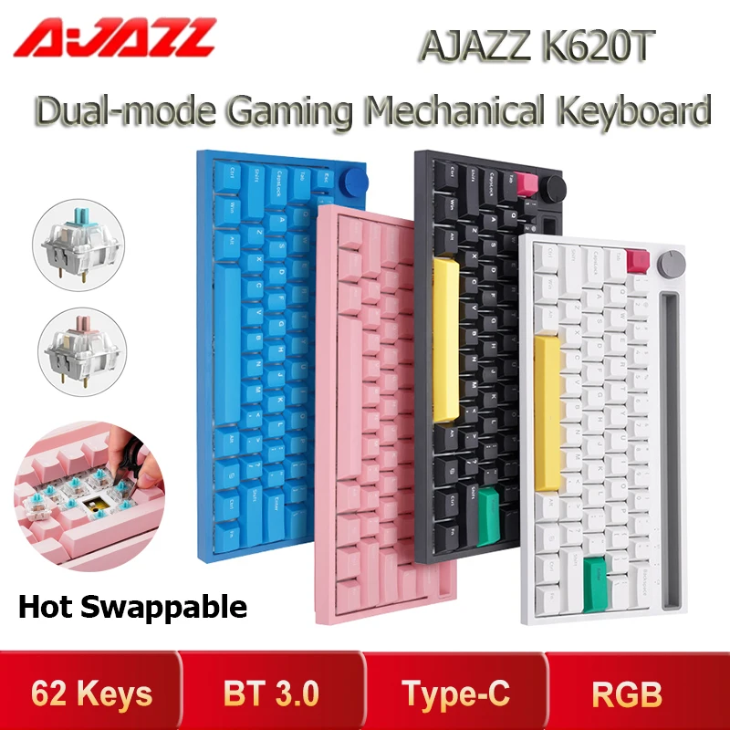  AJAZZ K620T/K620T, , , USB Type-C, RGB-