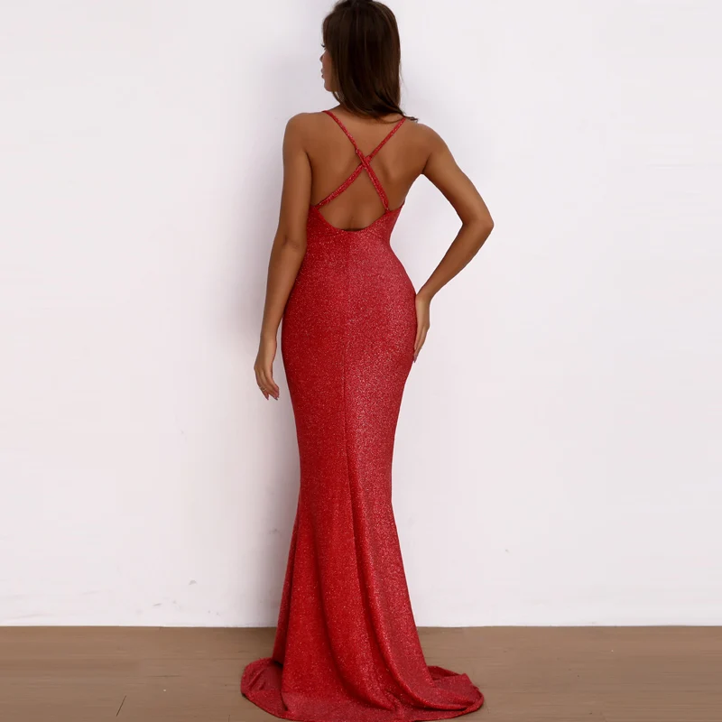 CLAUBTY женское элегантное праздничное платье Vestidos пикантные сверкающие Клубное