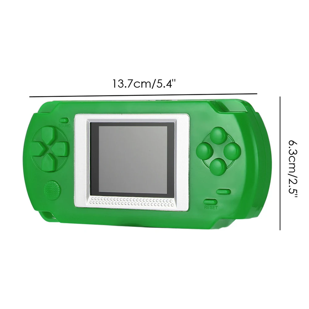 Детская портативная игровая консоль 268 различных игр 2 дюймовый цветной экран детской верхней одежды; переносной штатив для игры развлечения