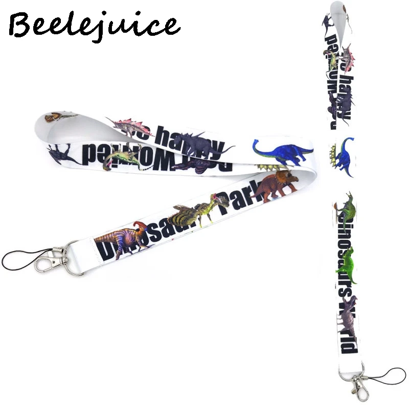 Динозавр буквы шейный ремешок брелок мобильный телефон ремень ID значок