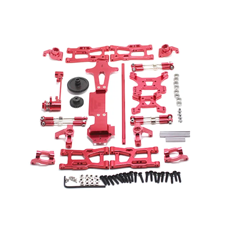 Для WLtoys 1:14 144001 RC Автомобиль Полное Обновление Запасные части Металл C сиденье