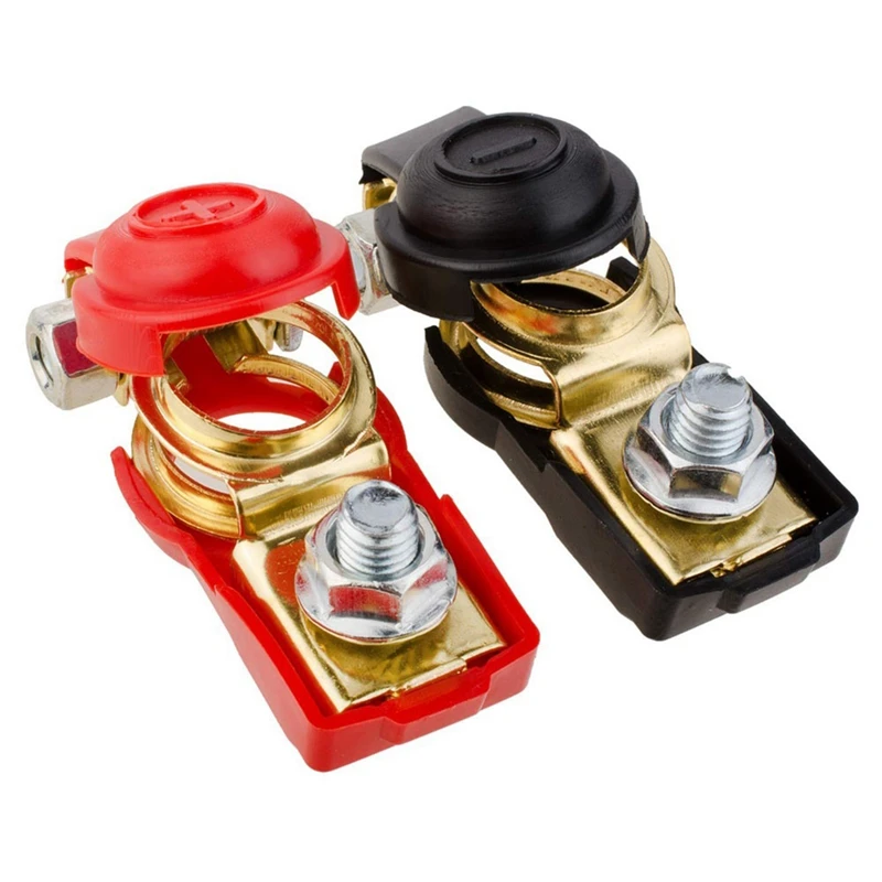 

2Pcs Car Vehicle Quick Connector Cable Clamp Clip Battery Terminal Heavy Duty Universal Preservative Durable