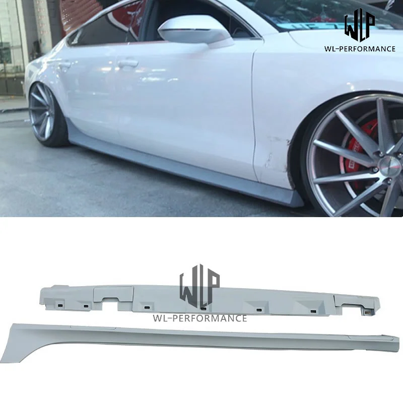 A7 Rs7 Style High Quality Pu Auto Side Skirts Body Kit for Audi Car Styling 2011-2014 | Автомобили и мотоциклы