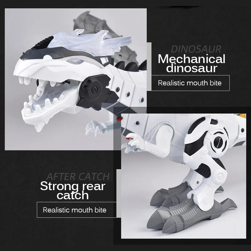 

Toy Robot Large Spray Mechanical Dinosaurs With Wing Cartoon Electronic Walking Animal Model Dinosaurio Robot Educational Toy