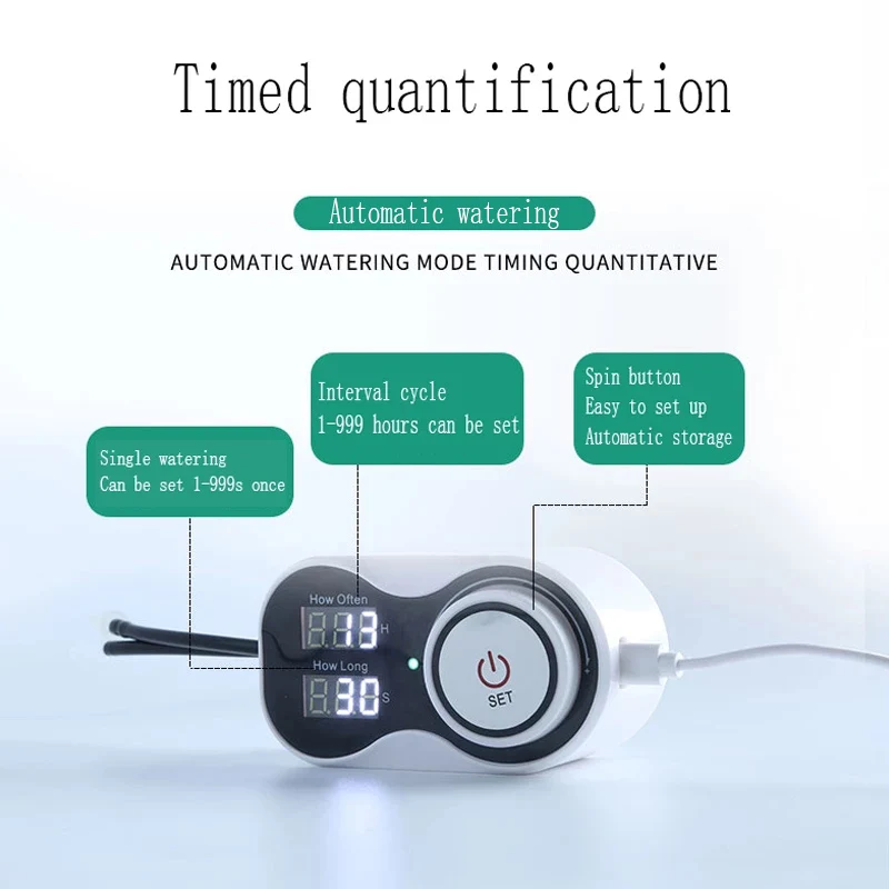 2021 New Smart Drip System Automatic Timer Watering Device Garden Water Pump Controller for Potted Plant Flower |