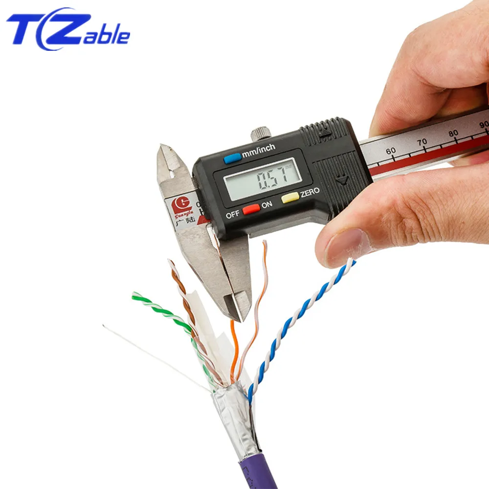 Кабель RJ45 Ethernet CAT 6 медный экранированная витая пара для подключения компьютера к