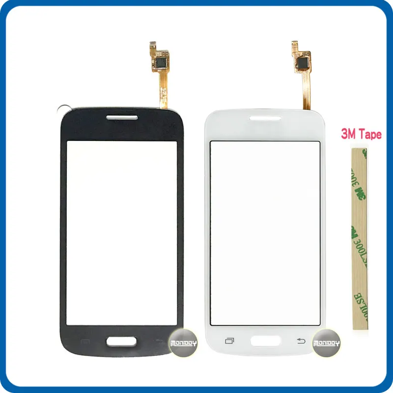 

4,3 "для Samsung Galaxy DUOS Star Advance G350E SM-G350E сенсорный экран дигитайзер Датчик внешняя стеклянная линза Панель черный белый