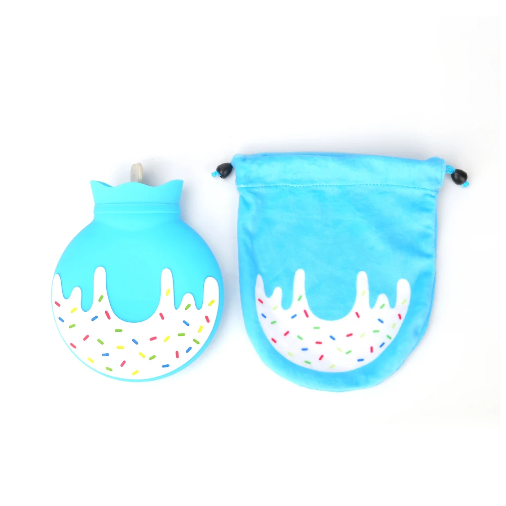 Прекрасный мультфильм Пончик форма Рука теплая грелка зимняя Мини силиконовая
