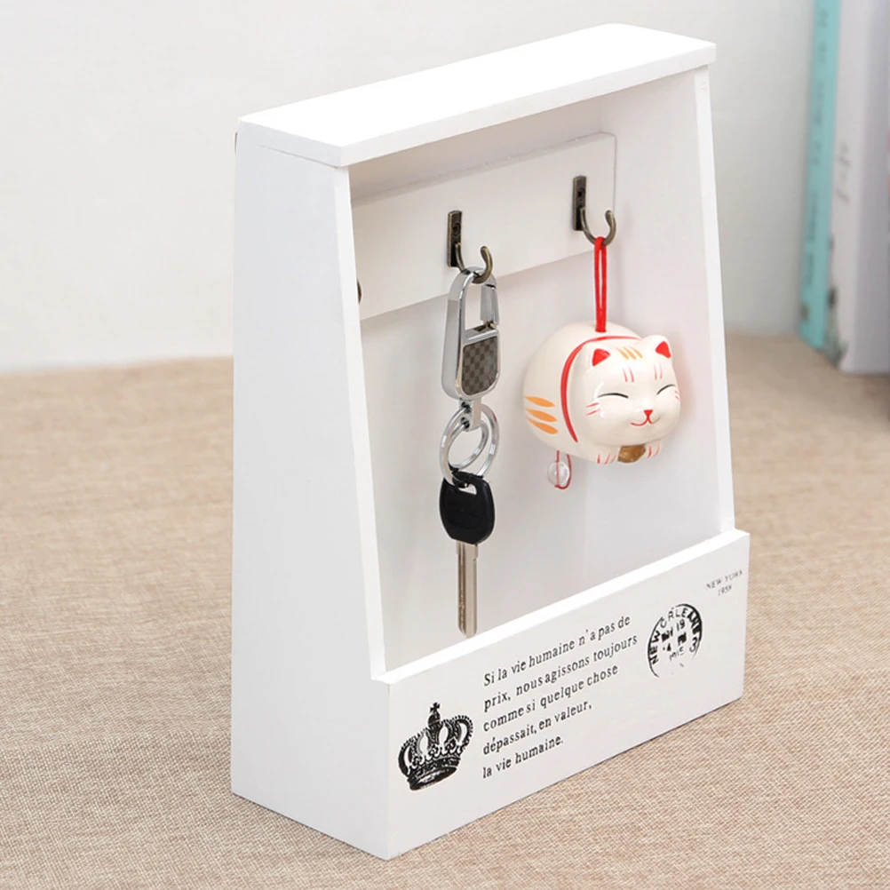 Винтажная разная деревянная коробка для хранения почтовых ключей ручки