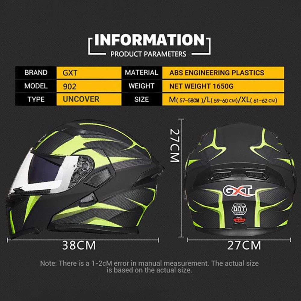 GXT Новый мотоциклетный шлем с откидной крышкой для мотокросса мотогонок #|Шлемы| |