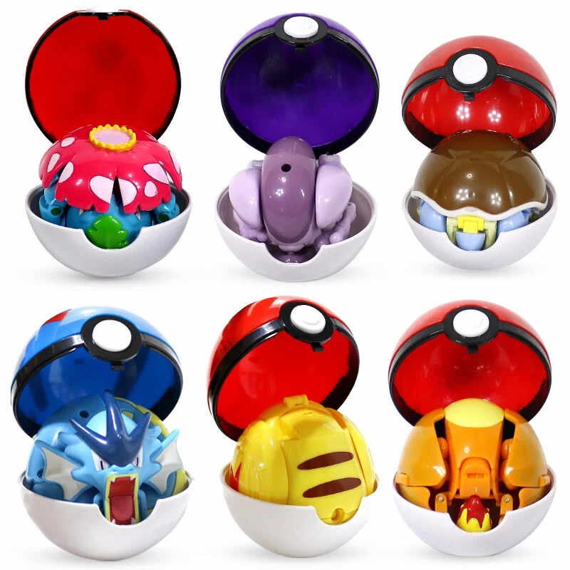 

Pokemon figures Ball Variant Toy anim Model Pikachu Jenny Turtle Pocket Monsters Pokemones toys Action Figure toy gift