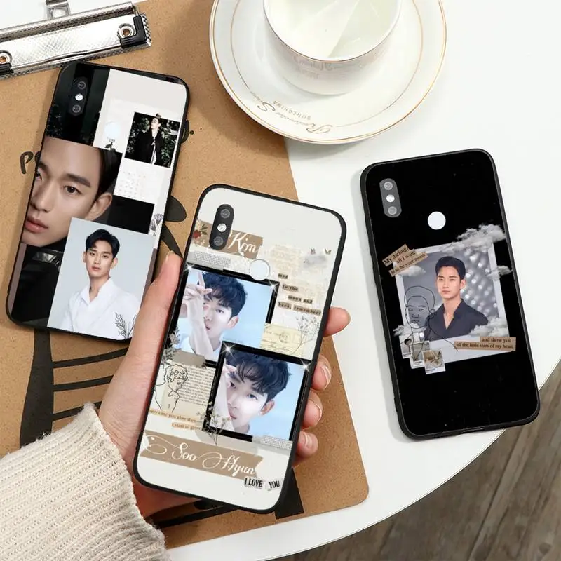 

Kim Soo Hyun Phone Case For Xiaomi Redmi note 7 8 9 t s 10 A pro lite funda shell coque cover