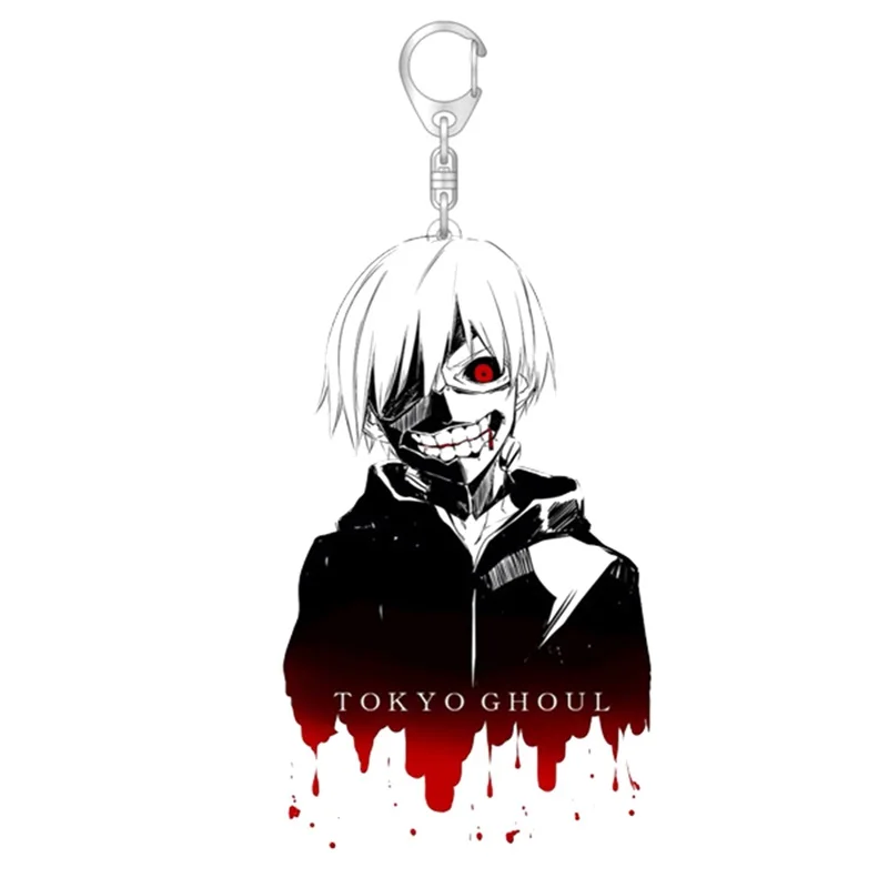 1 предмет одежда с надписью Tokyo Ghoul брелок для косплея канеки кэна ключевая цепь