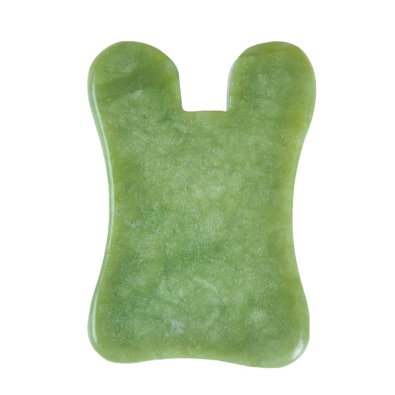 Массажер для лица Gua Sha натуральный нефрит китайская медицина 1 шт.|Массажные