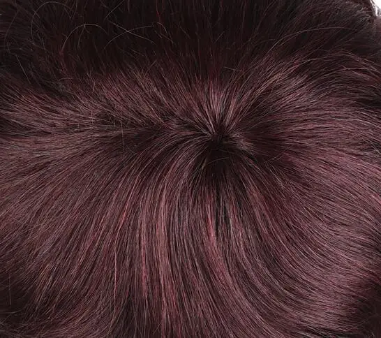 LIDA короткие парики из человеческих волос 120% Дестини натуральные волнистые человеческие волосы парики 6435 Remy бразильские человеческие волосы " машинные парики - Цвет волос: # 99J