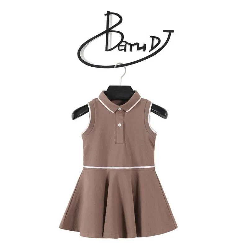

2021 New Summer Girls' Dress Korean Strap Plaid Casual Sleeveless Party Princess Dress Cute Children's Baby Kids Girls Clothing