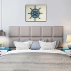 Постельное белье в мягпосылка, утолщенная Наклейка на стену с татами от столкновений, домашний декор для задней стены, мягкая кровать, мебель для спальни