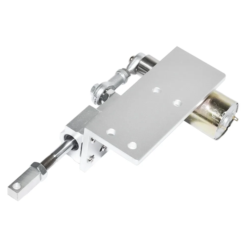 

DIY Design Reciprocating Cycle Linear Actuator with DC Gear Motor 12V 24 Volt Stroke 5/10mm Adjustable 5~1000 rpm Speed Optional