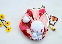 100pcs fast shipping girls cute coin purse lucky rabbit mini wallet bag hasp open japanese styel japan wind 8 style optiona