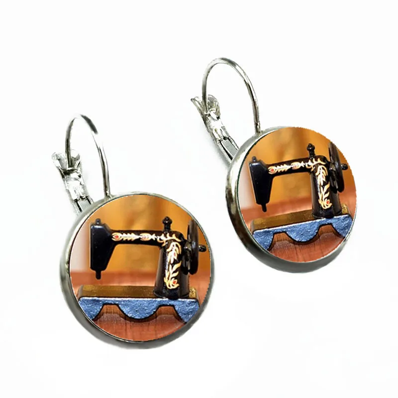 Горячая Распродажа винтажная швейная бижутерия машинка для сережек |