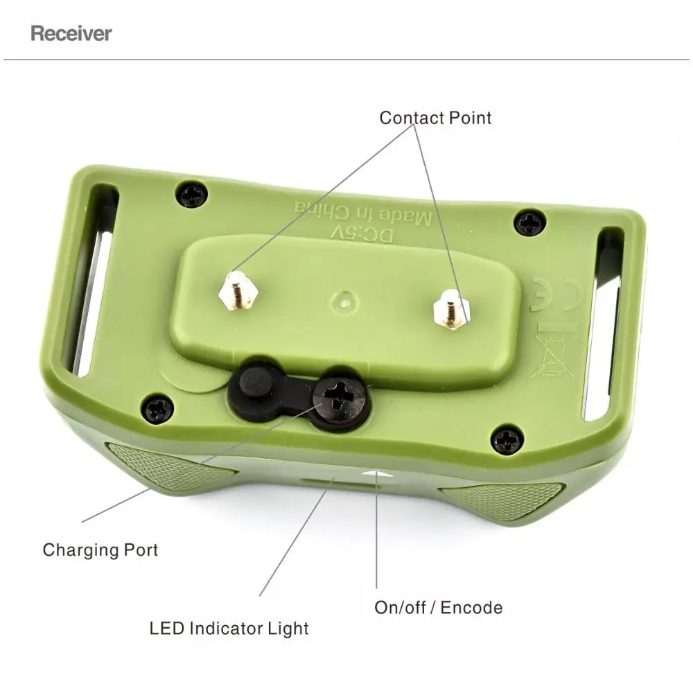 Тренировочный ошейник для собак с дистанционным управлением перезаряжаемый