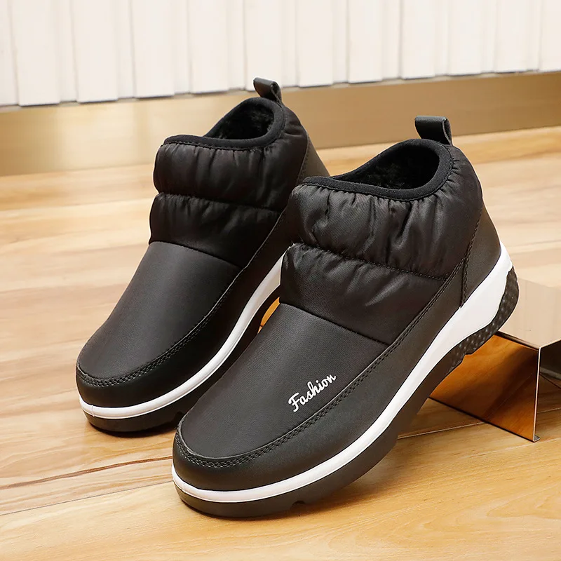 

Women's Snow Boots 2021 Winter New Outdoor Warmth Fur Waterproof Non-slip Comfortable Casual Platform Autumn Shoes for Female
