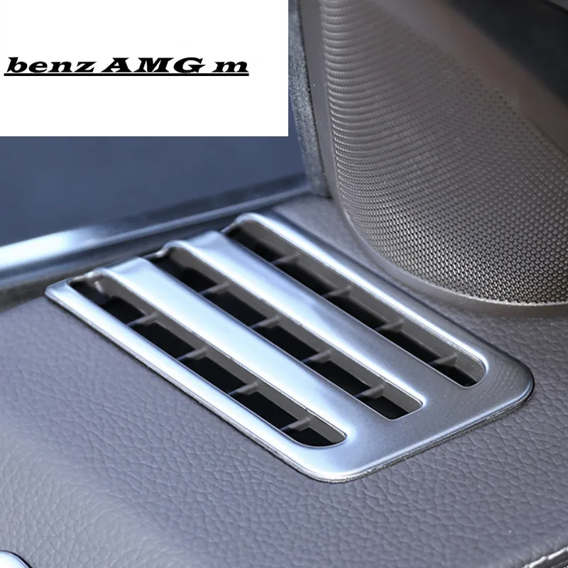 

Car Front Both Side Air Conditioning Vent Frame Decoration Sticker Trim Stainless Steel For Meredes Benz R Class W251 2010-17