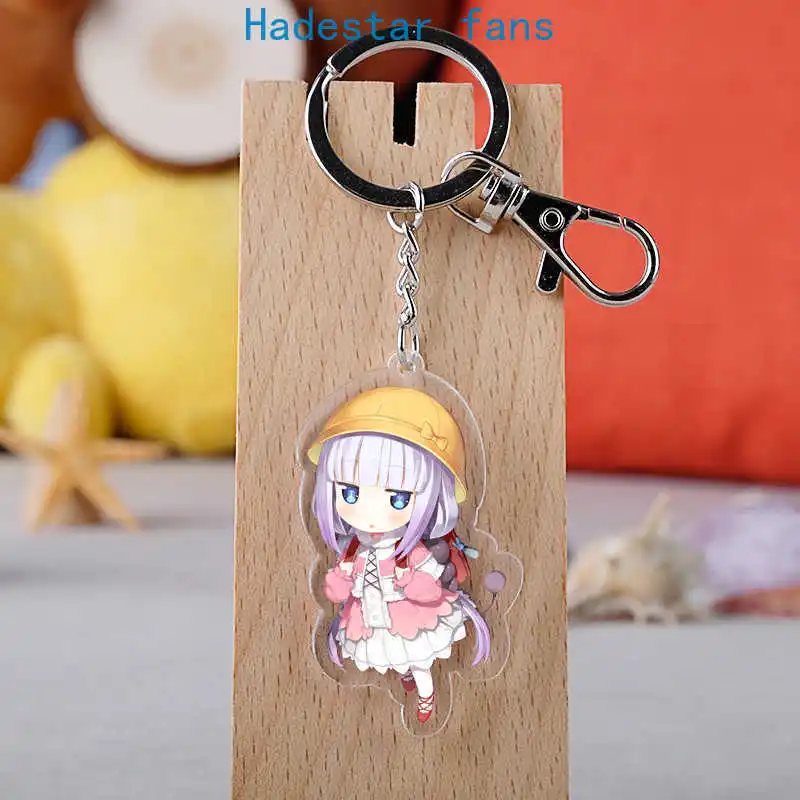 10 шт./лот аниме Miss Kobayashi's Дракон горничная акриловая игрушка брелок Kanna Tohru