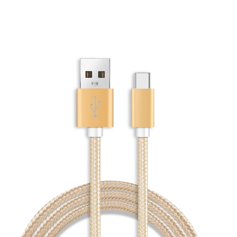 Золотой Кабель NATTHSWE 3A usb type-C для Xiaomi Redmi Note 7 USB-C, кабель для быстрой зарядки для samsung Galaxy S9 S8 Plus - Цвет: Золотой