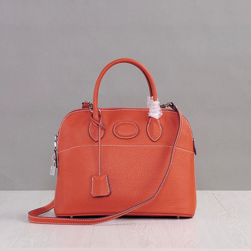 Новый тип происхождения личи зернистая коровья кожа сумка на одно плечо в виде