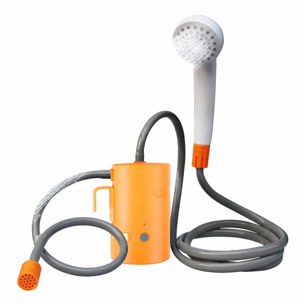 

Camping Shower Outdoor Hiking Travel Portable Shower Rechargeable Bathing Electric Pump For Car Washer Plant Watering Pet Clean