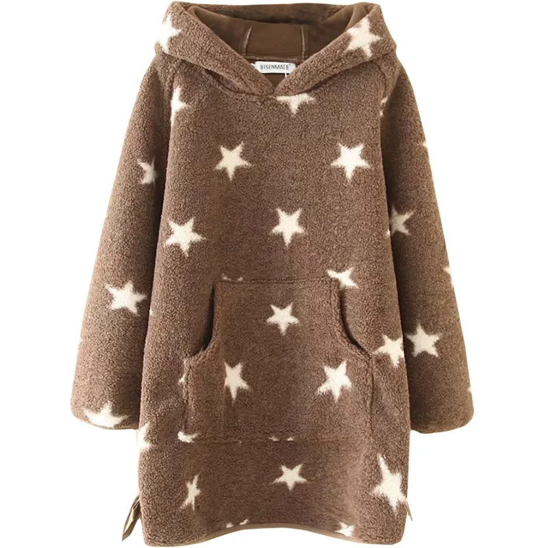 

Clearance Sale Plus Size Casual Parkas Winter Women Clothing Fashion Loose Warm shorn sheepskin Coats S6-8757