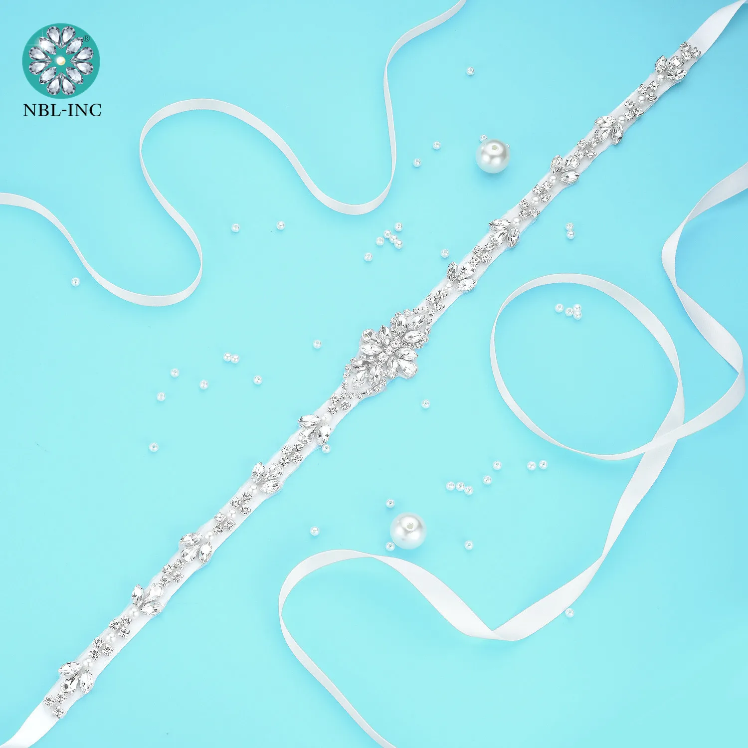 Пояс для свадебного платья с кристаллами 1 шт. стразы Свадебный аксессуар WDD1126 |