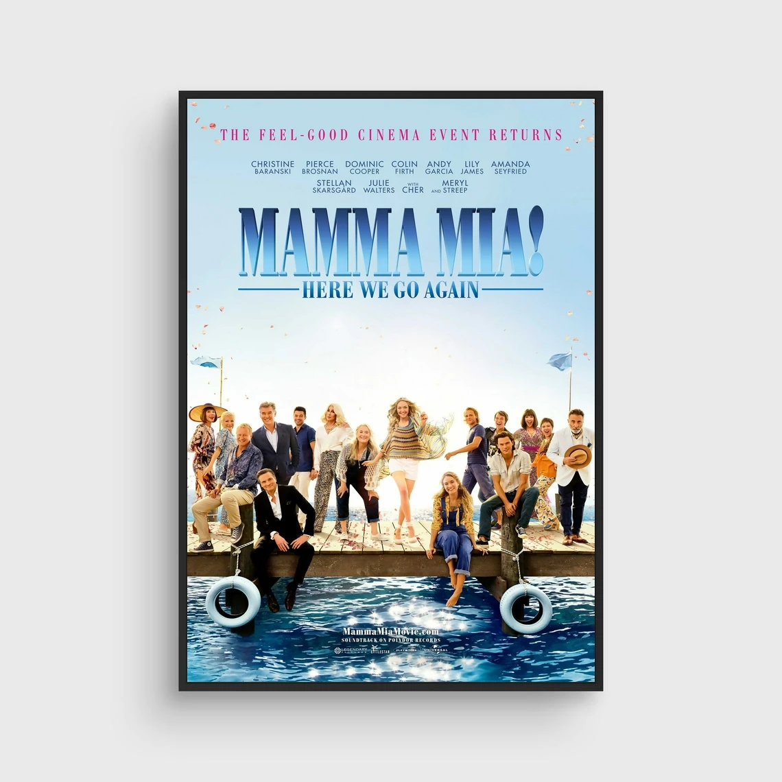 Mamma Mia Here We Go Again постер фильма настенная живопись украшение дома (без рамки)