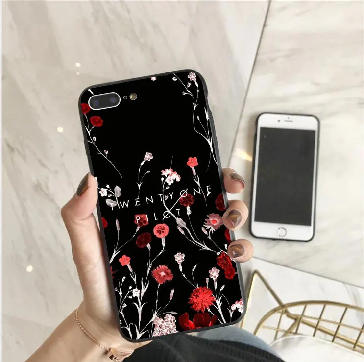 Чехол Twenty One Pilots 21 для Coque iPhone 7 8 XS MAX чехол из мягкого ТПУ задняя крышка 6 6S Plus 5 5S SE X XR