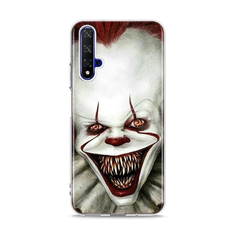 Силиконовый ТПУ чехол Pennywise клоун ужас для huawei Honor 10i 9X8X20 10 9 Lite 8 8A 7A 7C Pro Lite чехол для телефона