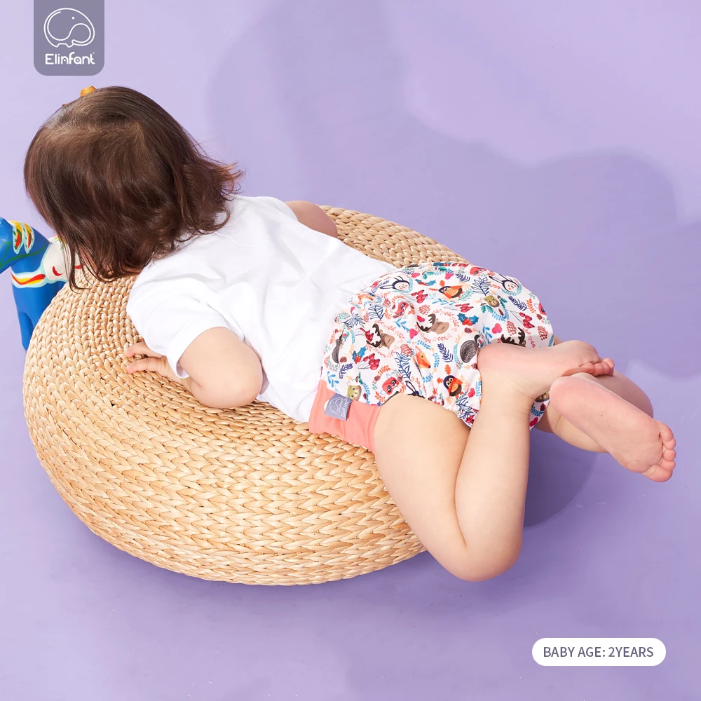 

Elinfant Breathable Coffee Mesh Cloth Nappy Waterproof Reusable Baby Cloth Diaper