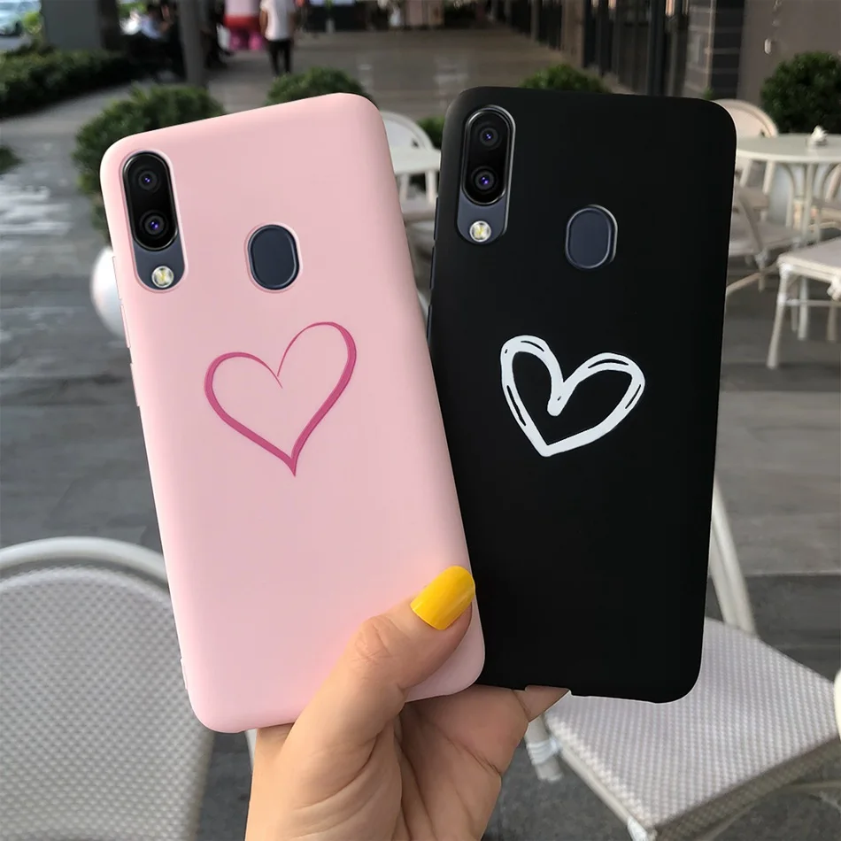 Чехол карамельных цветов для Samsung M20 мягкий силиконовый чехол с мультяшным