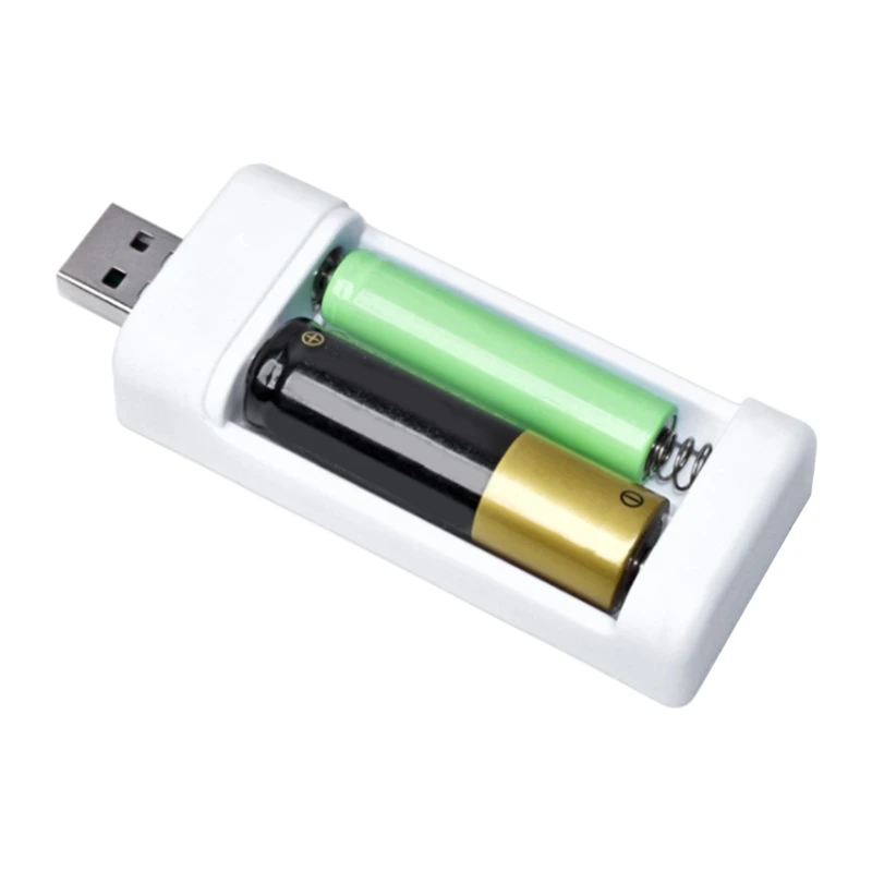 

Charger for Rechargable Batteries with USB Charging Interface Portable Power Bank USB for AAA/AA Cells