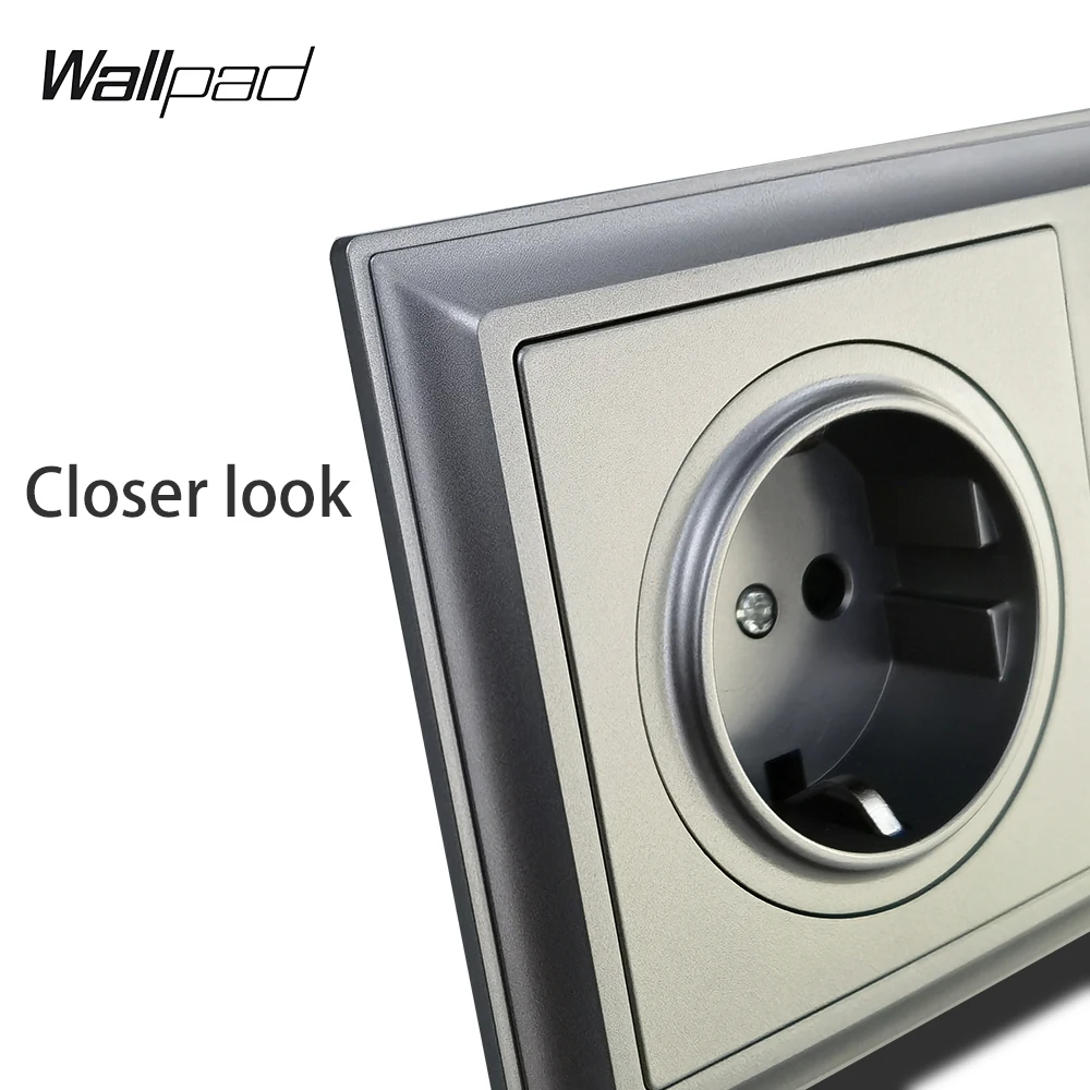 Wallpad L6 серый пластиковый 1 2 3 4 пары промежуточный настенный переключатель датчик