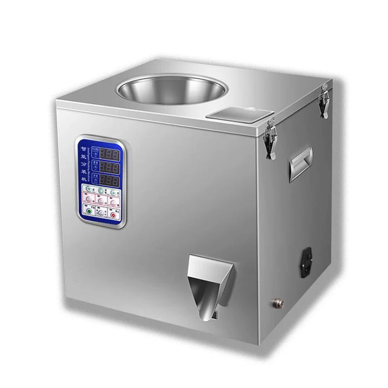 

Automatic weighing spiral channel filling machine