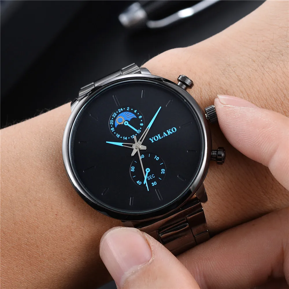 

Luxury Ultra-Thin Alloy Steel Band Watches Fashion Simple Quartz Men's Stainless Steel Relogio Masculino Top-Brand Sport Clock