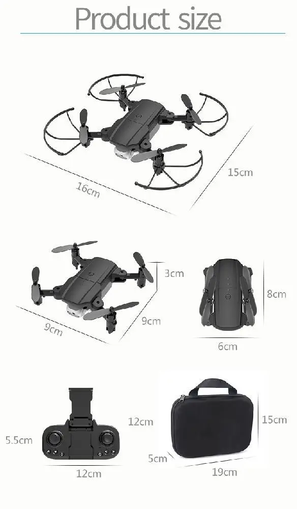 

F87 RC Drone Front and Bottom Dual Camera Lens 720P/4K WIFI FPV RC Quadcopter