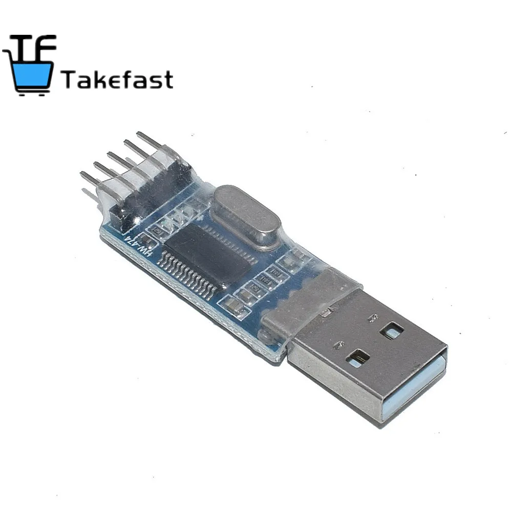 Модуль адаптера преобразователя PL2303 PL2303HX/PL2303TA USB в RS232 TTL с пыленепроницаемой
