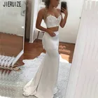Женское свадебное платье-Русалка JIERUIZE, кружевное платье из двух частей