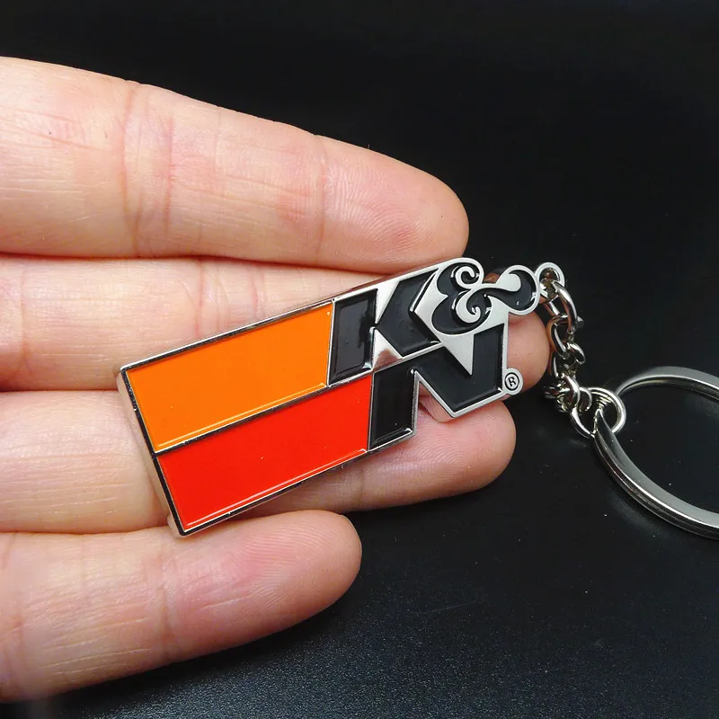 

KN Metal Keychain Key Rings Keyholder Keyring Chain Car Logo Emblem AD Gift
